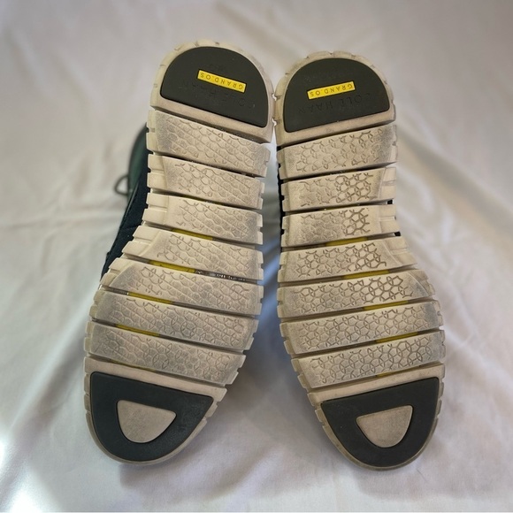 Cole Haan Zerogrand Tall Green Leather Boots N2157* Men's Size 8M - Picture 10 of 12